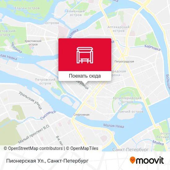 Карта Пионерская Ул.
