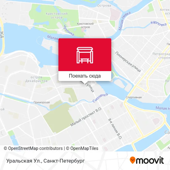 Карта Уральская Ул.