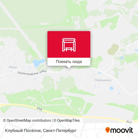 Карта Клубный Посёлок