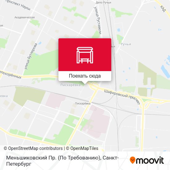 Карта Меньшиковский Пр. (По Требованию)