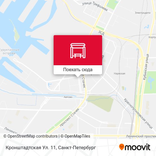 Карта Кронштадтская Ул. 11