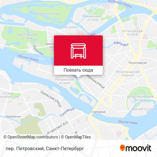 Карта пер. Петровский