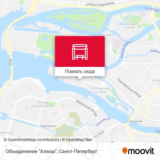 Карта Объединение ''Алмаз''