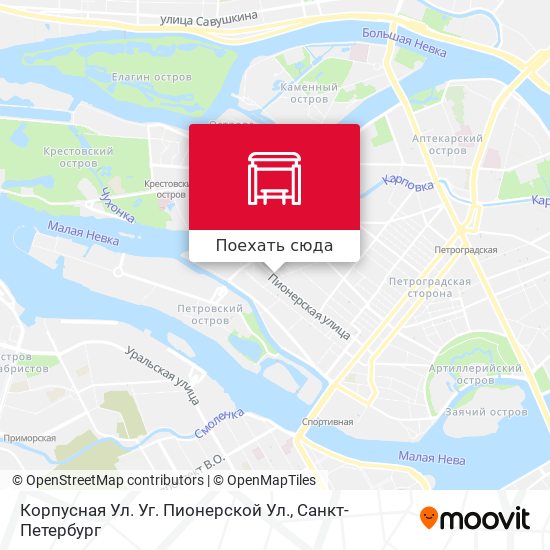 Карта Корпусная Ул. Уг. Пионерской Ул.