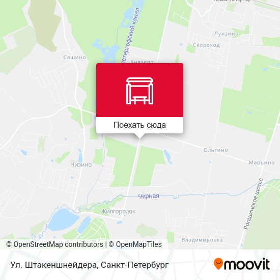 Карта Ул. Штакеншнейдера