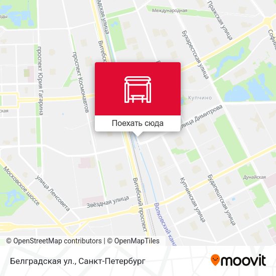 Карта Белградская ул.