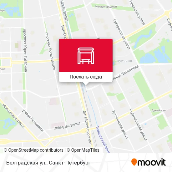Карта Белградская ул.
