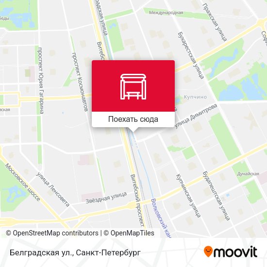 Карта Белградская ул.