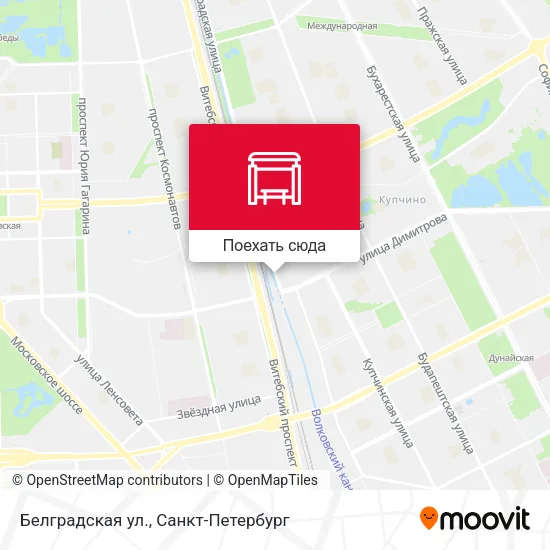 Карта Белградская ул.