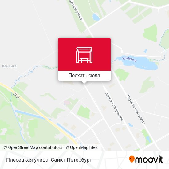 Ул плесецкая санкт петербург карта