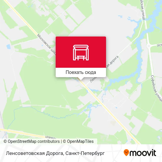 Карта Ленсоветовская Дорога
