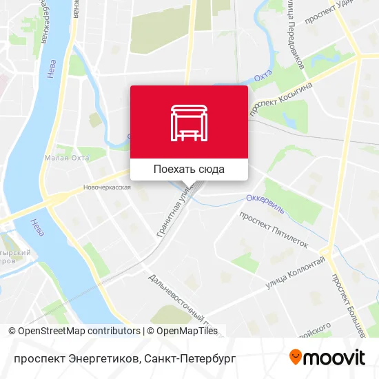 Карта проспект Энергетиков