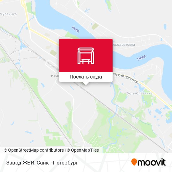 Карта Завод ЖБИ