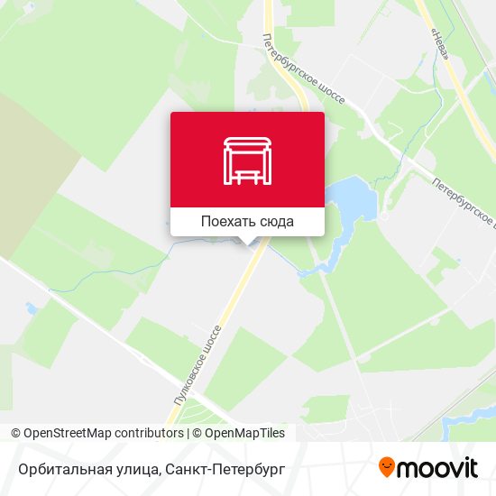 Карта Орбитальная улица