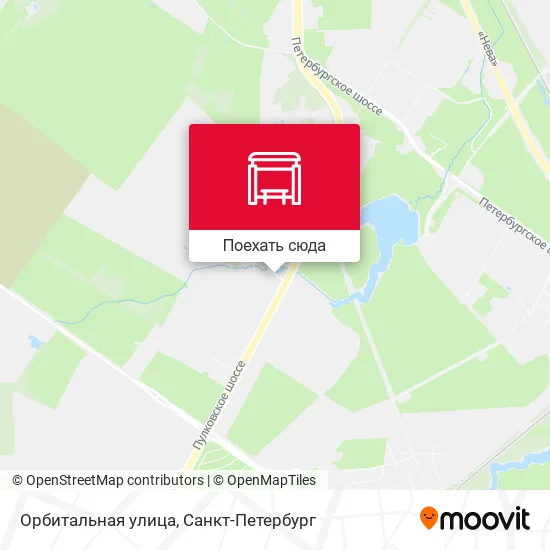 Карта Орбитальная улица