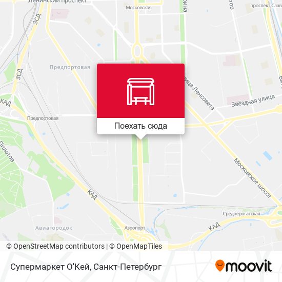 Карта Супермаркет О'Кей
