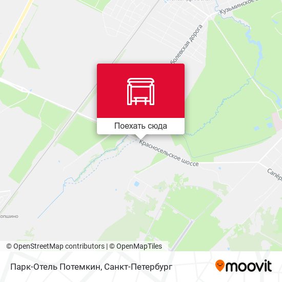 Карта Парк-Отель Потемкин