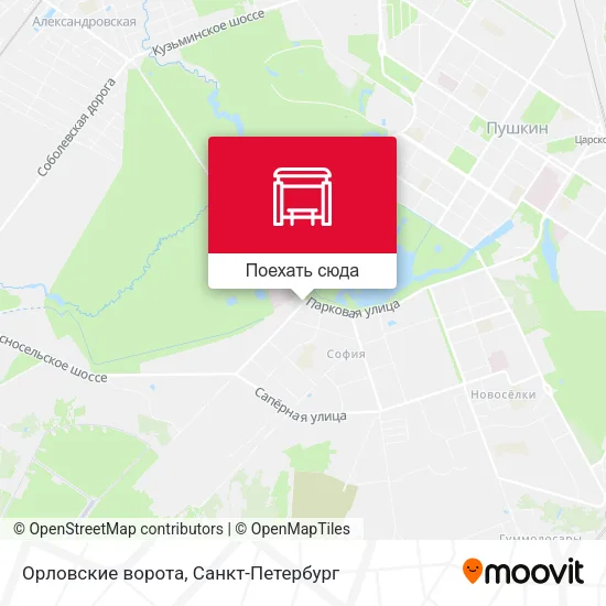 Карта Орловские ворота