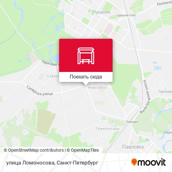 Карта улица Ломоносова