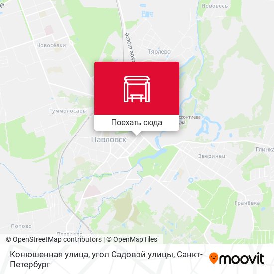 Карта Конюшенная улица, угол Садовой улицы