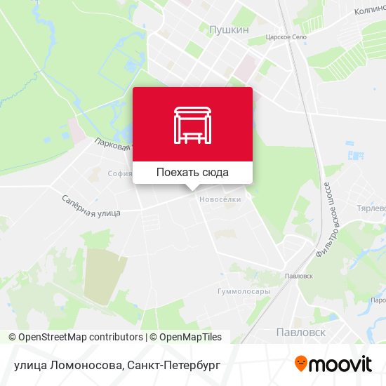 Карта улица Ломоносова