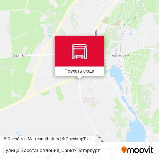 Карта улица Восстановления
