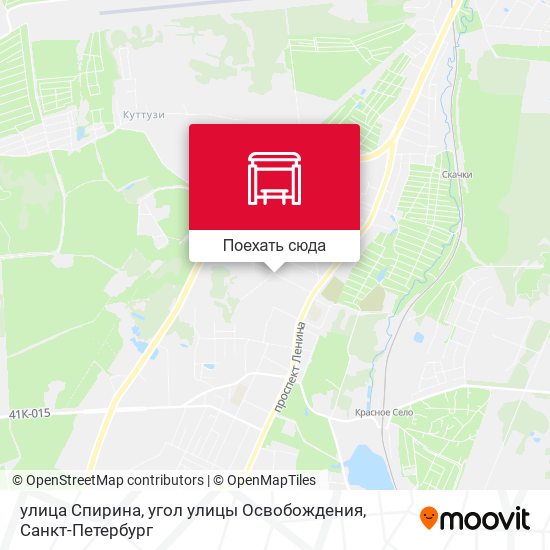 Карта улица Спирина, угол улицы Освобождения