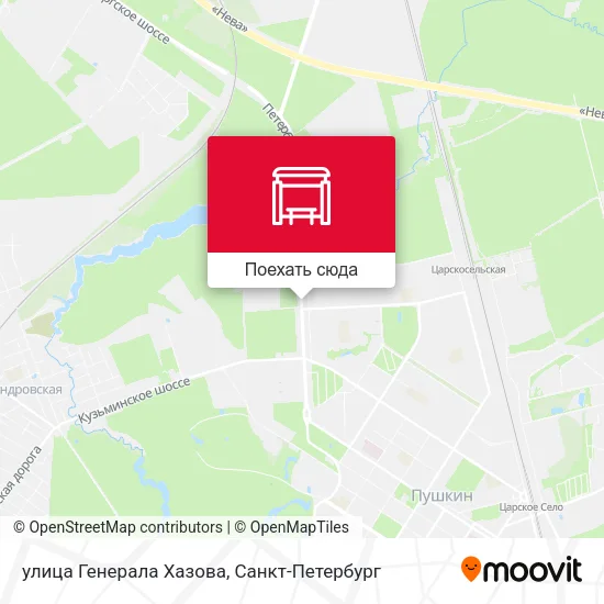 Карта улица Генерала Хазова