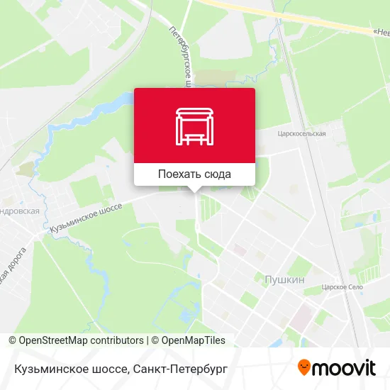 Карта Кузьминское шоссе