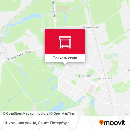 Карта Школьная улица