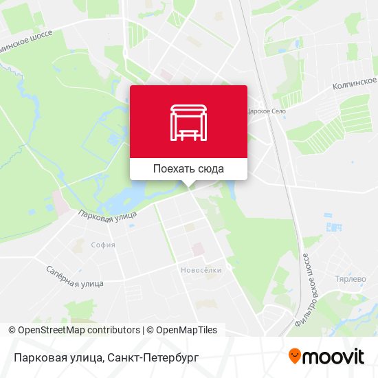 Карта Парковая улица