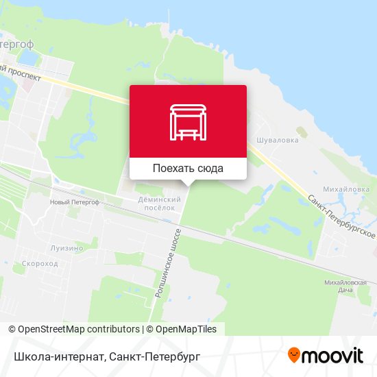 Карта Школа-интернат