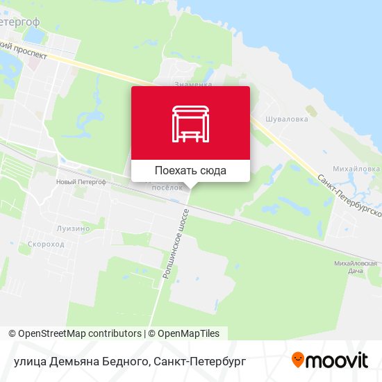 Карта улица Демьяна Бедного