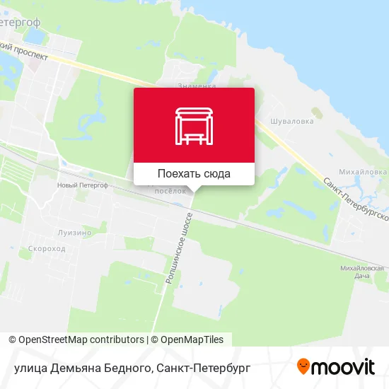 Карта улица Демьяна Бедного