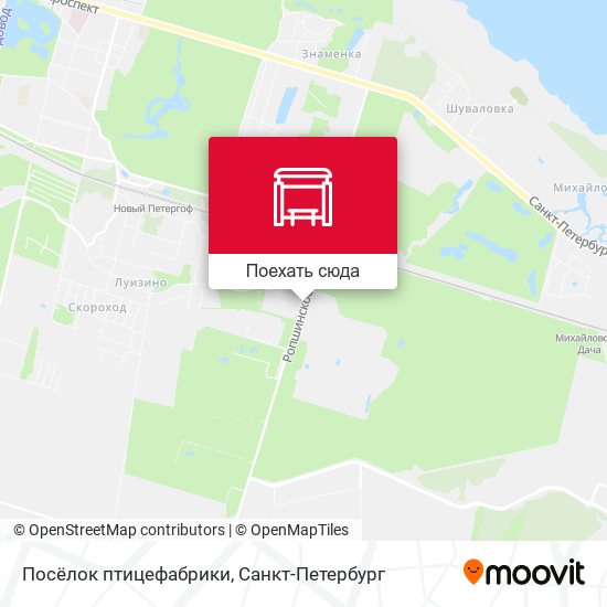Карта Посёлок птицефабрики
