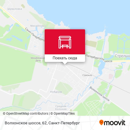 Карта Волхонское шоссе, 62