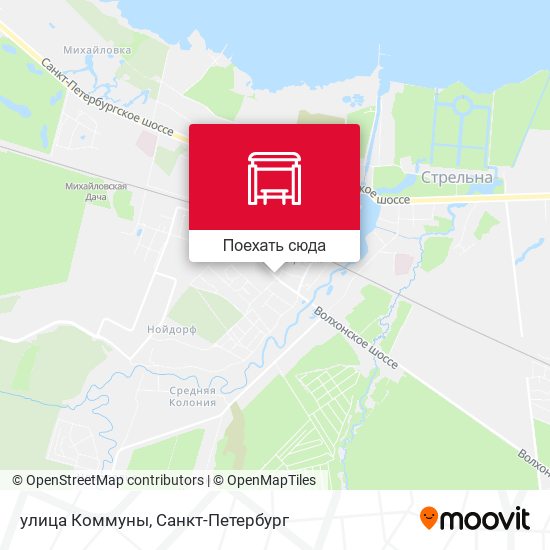 Карта улица Коммуны