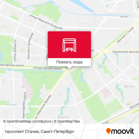 Карта проспект Стачек