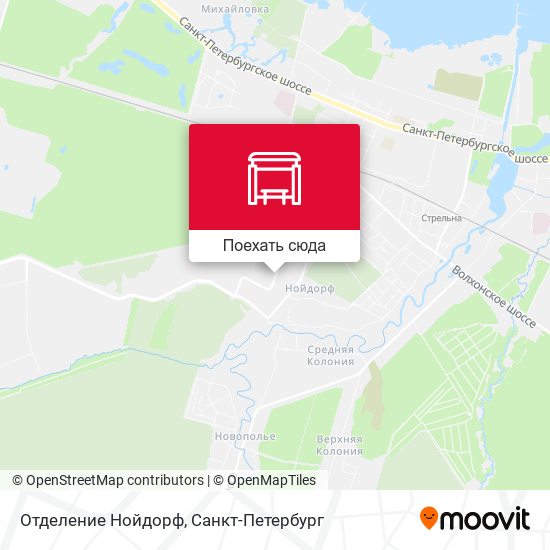 Карта Отделение Нойдорф