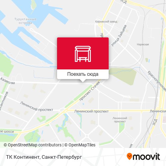 Карта ТК Континент