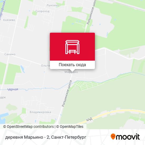 Карта деревня Марьино - 2