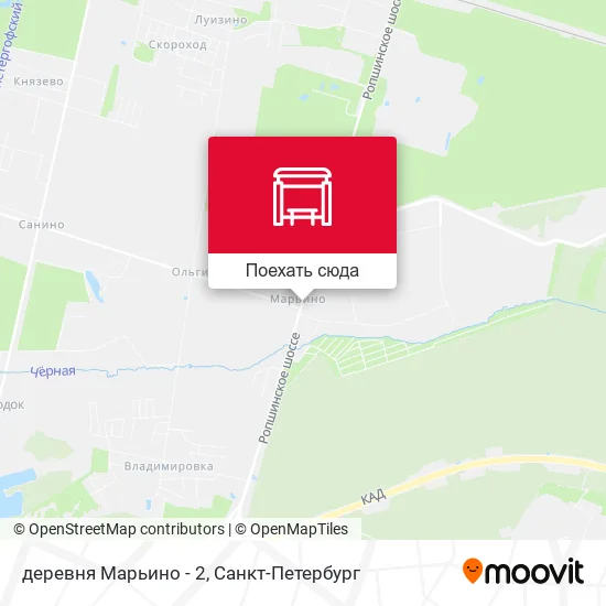 Карта деревня Марьино - 2