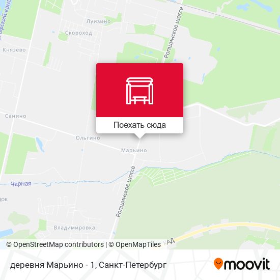 Карта деревня Марьино - 1