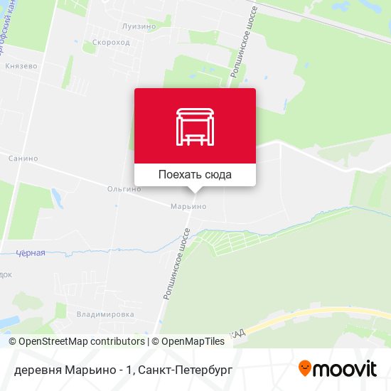 Карта деревня Марьино - 1