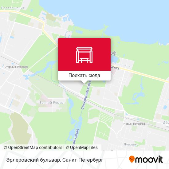 Карта Эрлеровский бульвар