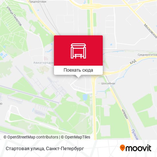 Карта Стартовая улица