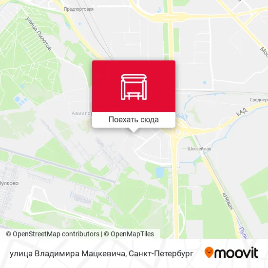 Карта улица Владимира Мацкевича