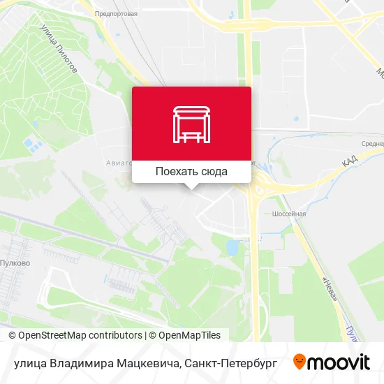 Карта улица Владимира Мацкевича