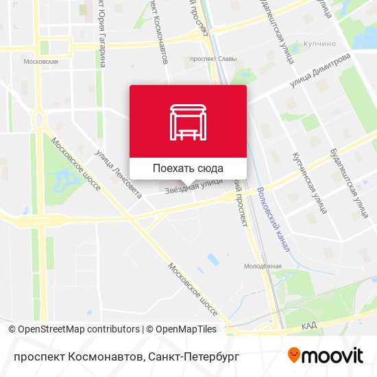 Карта проспект Космонавтов
