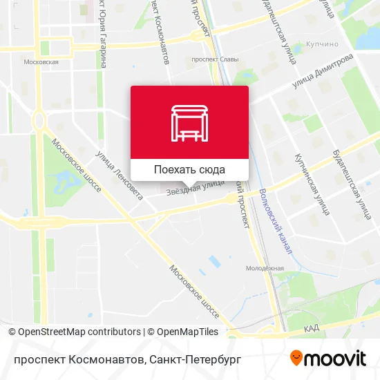 Карта проспект Космонавтов